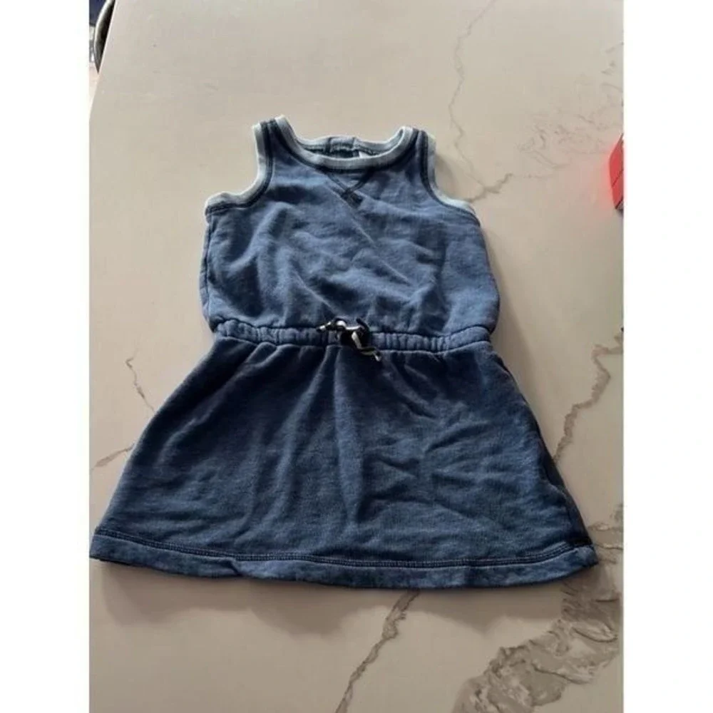 Hanna‎ Andersson girl blue dress size 90
